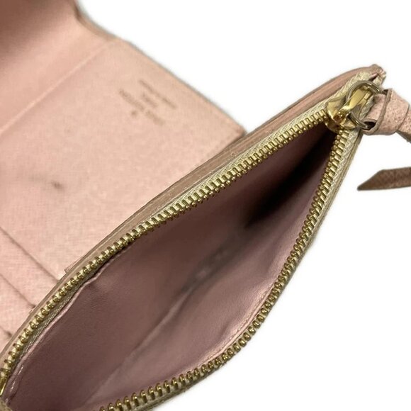 LOUIS VUITTON Portefeuille Victorine N64022 Rose Ballerine Damier - Picture 8 of 13